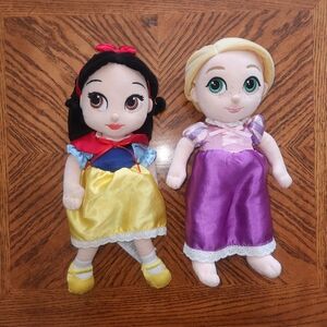 Disney Princess Plush Dolls - Snow White & Rapunzel